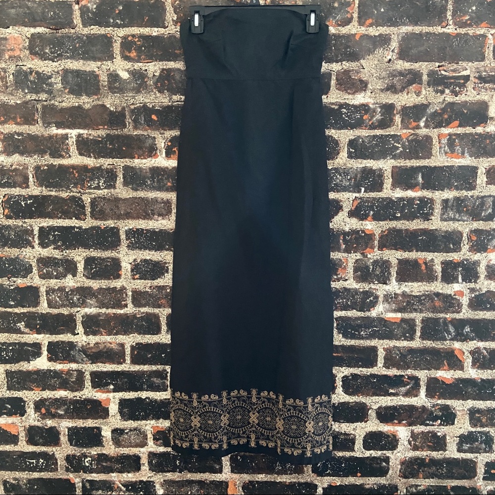 Strapless Black Dress